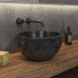 SELF STANDING BASIN LEYLA SBP NERO Ø400x200mm