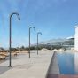 COLUMN SHOWER OUTDOOR PYLON NERO AISI 316