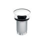 BRASS VALVE S285 CHROME OVERFLOW BRASS COVER