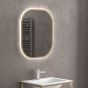 MIRROR LED 30783CI/1018 SHARON GOLD 80X70