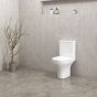 SET TOILET L.P. CISTERN COVER TR-125P RIMLESS AMFIPOLIS ROUND