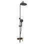 FIXED MIXER TAP BATHTUB WNX33R98PA-B NERO BRONZE ANDARE