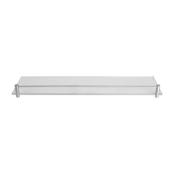 SHELF CLEAR 064499 SATINE 40 CM MENSOLE