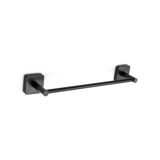 TOWEL HOLDER 424055 NERO OPACO 40 CM QUATTRO