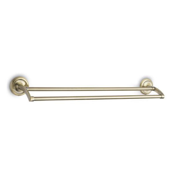 TOWEL HOLDER DOUBLE 6848 BRONZE LUCU