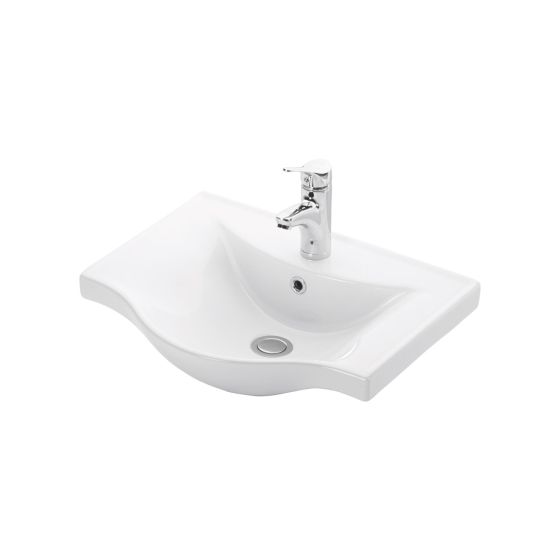 WALL HUNG BASIN 7055 BASIC 550x450x175mm