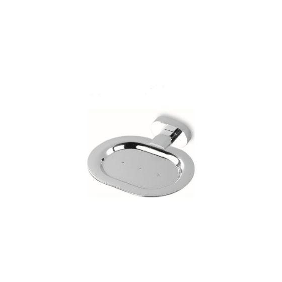 SOAP BASKET METAL. 75059A (CLD-7656) CHROME NEW OVAL