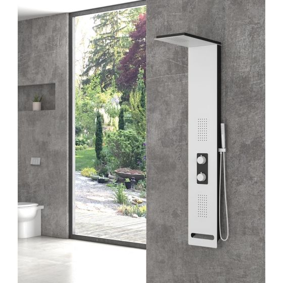 HYDROMASSAGE COLUMN A7117 BIANCO NERO