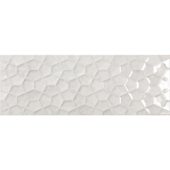 TILE ARIANA WHITE RLV 25X70