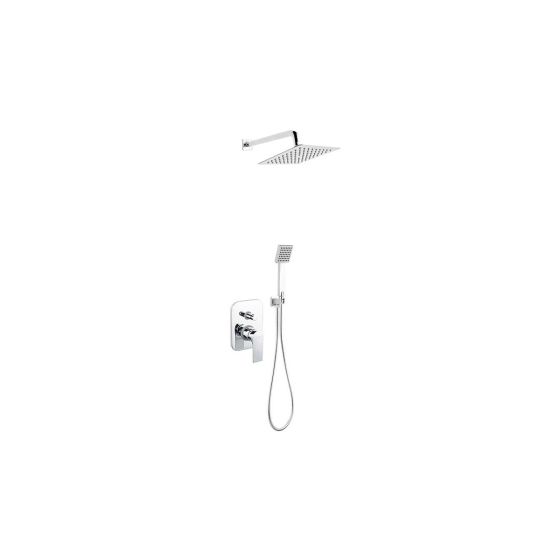 WALL SET MIXER TAP BAQ7P-SET1-S ALGEO SQUARE