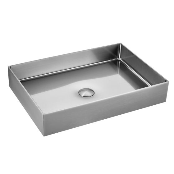 SELF STANDING BASIN VALVE FLEX. BB9812-BS SATURN BRUSHED STEEL 550x380x100mm