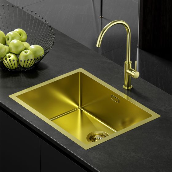 ΝΕΡΟΧΥΤΗΣ BK-6045 BRUSHED GOLD 600x450x195mm S/S304