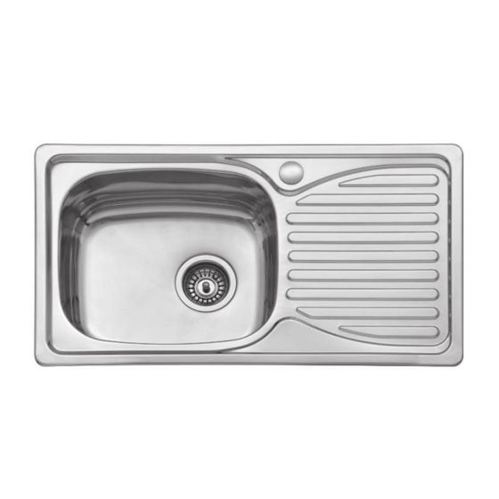 SINK BL-905 780x430x165mm LEFT BOWL