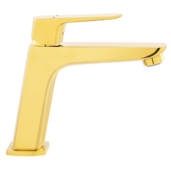 MIXER TAP FOR WASH BASIN BVI2VLG GOLD VITTO VERDELINE