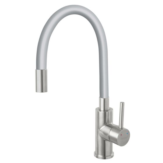 KITCHEN MIXER TAP BZA4SSS-12 SILVER ZUMBA S/S