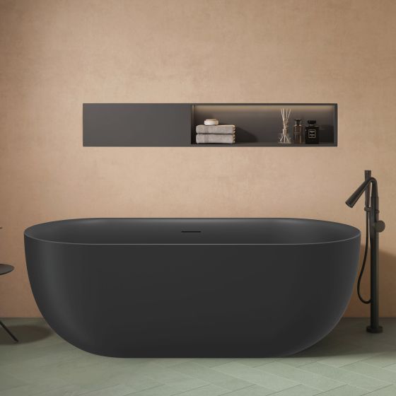 BATHTUB DANAE C922-1500B NERO 1500X750X590