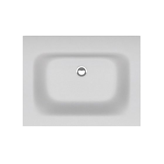 FURNITURE BASIN ELOISE 60 600x460x160mm WITHOUT HOLE TAP