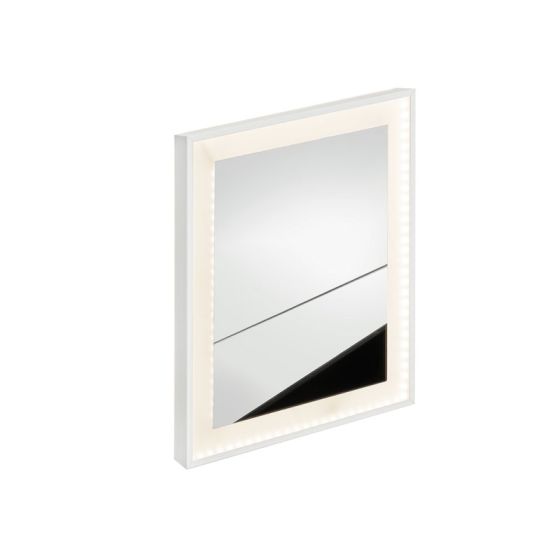 MIRROR WITH LED & FRAME WHITE LDWM