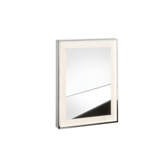 MIRROR WITH LED & FRAME SATINE LDSS