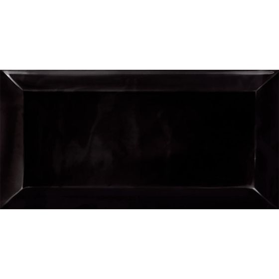 TILE METRO BIZOUTE BLACK - NEGRO 10X20