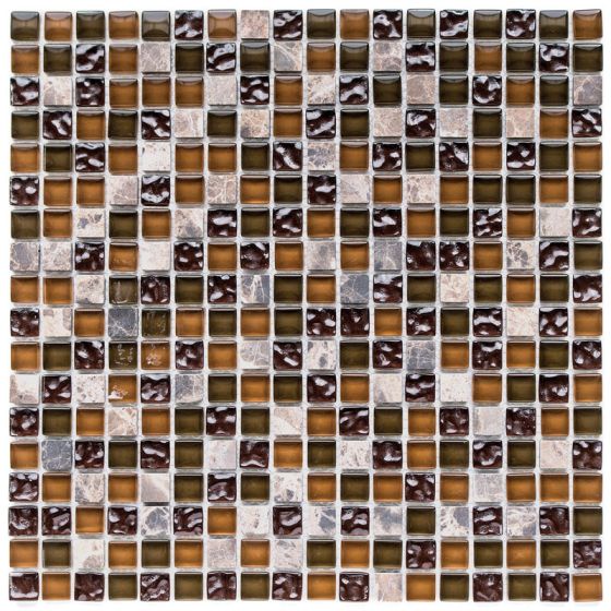 MOSAIC D21 CHOCO MARBLE (030521) 30,5X30,5