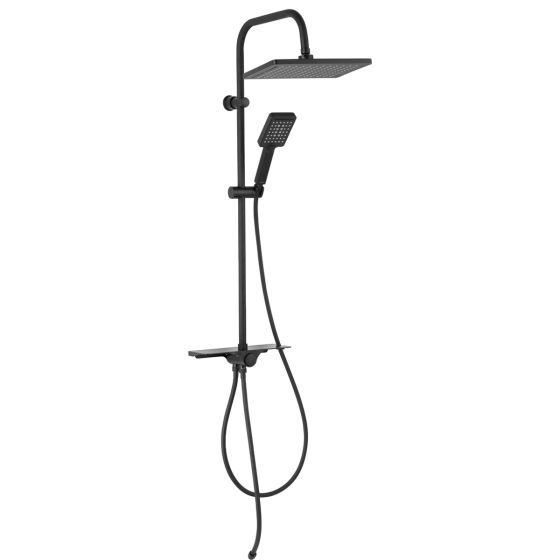 FIXED COLUMN SHOWER NP94VL-BL BLACK KANTO