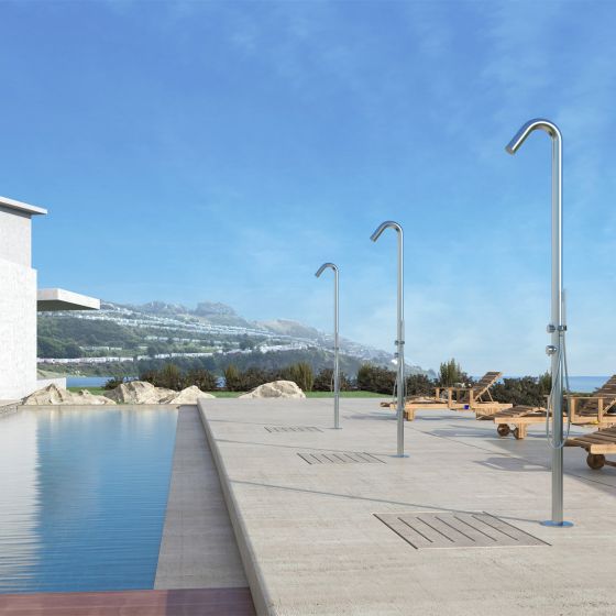 COLUMN SHOWER OUTDOOR OT-17 AISI 316 ARIS