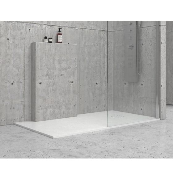 SHOWER PIETRA BIANCO RECTANGLE