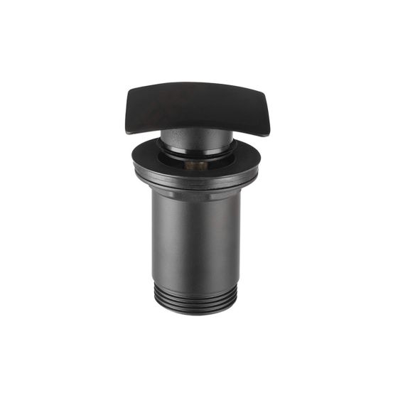 BRASS VALVE S284-BL-B BLACK OVERFLOW BRASS COVER