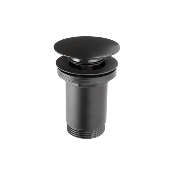 BRASS VALVE S285B-BL-B BLACK WITHOUT OVERFLOW BRASS COVER