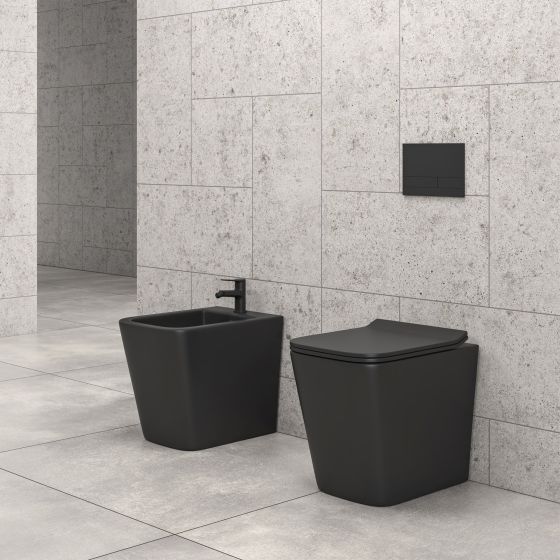 FLOOR TOILET LT 062D-RMB NERO MATT TORNADO