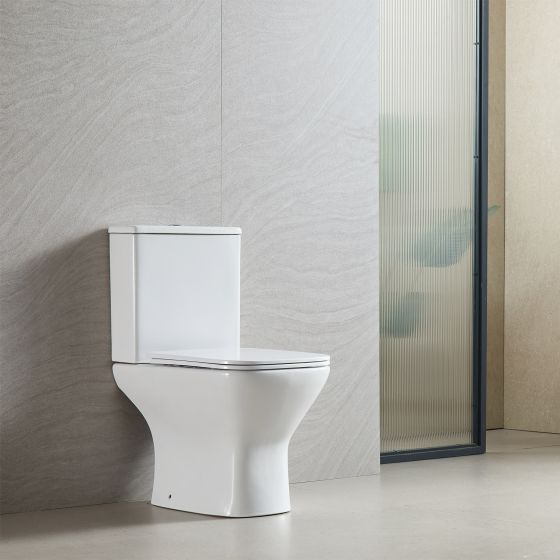 SET TOILET L.P. CISTERN COVER TR-126P RIMLESS AMFIPOLIS