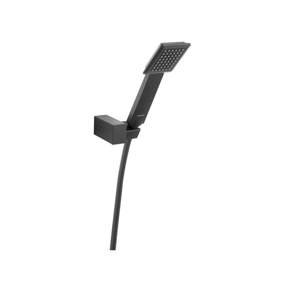 HAND SHOWER & BASE U170BL-B BLACK SINUS