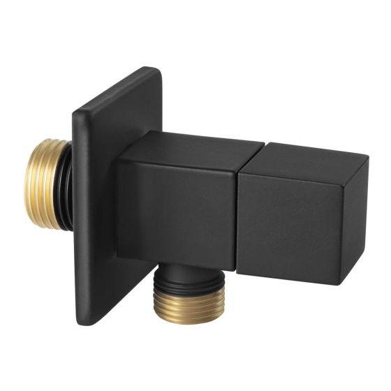 ANGLE VALVE Z294-BL BLACK 1/2x1/2 QUADRO