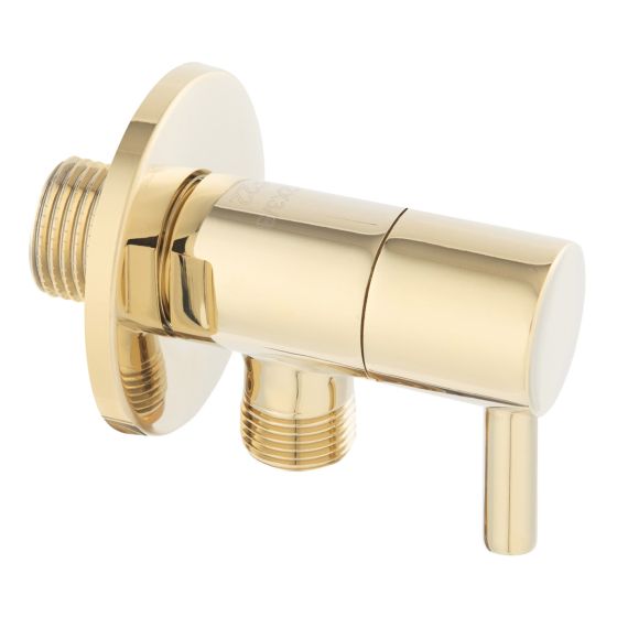 ANGLE VALVE Z295-G GOLD 1/2x3/8 ROTONDO